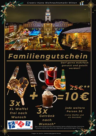 Familiengutschein der Creativ-Hütte